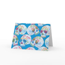 Mexican Sugar Skulls Cards