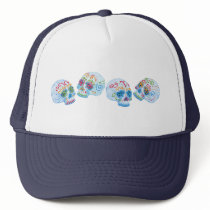 Mexican Sugar Skulls Trucker Hat
