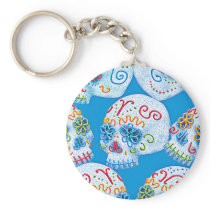 Mexican Sugar Skulls Key Chains