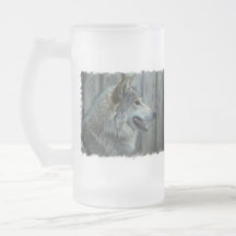 Mexican Wolf Frosted Beer Mug