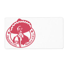 Mexico City Shipping Labels
