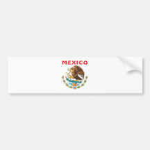 Mexico Coat Of Arms Bumper Stickers