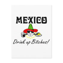 Mexico Drink Up Bitches Post Card
