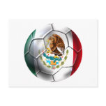 Mexico el Tri soccer ball Mexican futbol flag bola postcards