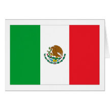 Mexico Flag Greeting Card