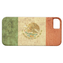 Mexico Flag - Grunge iPhone 5 Case