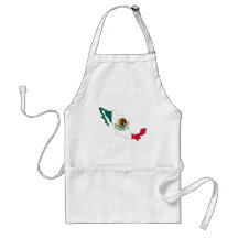 mexico flag map. la Bandera Nacional Aprons