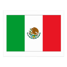 Mexico Flag Postcard