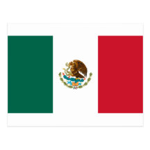 Mexico Flag Postcard