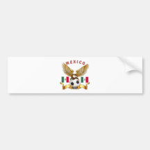 Mexico Football Designs Bumper Sticker