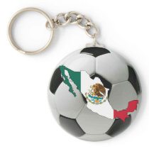 Mexico futbol keychains