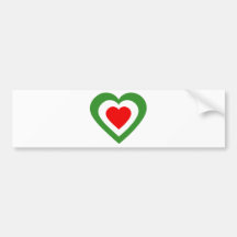 mexico-heart. bumper sticker