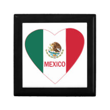Mexico Heart Trinket Box