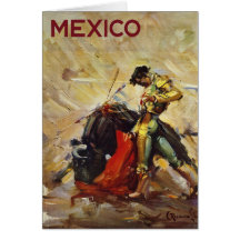 Mexico Matador Greeting Card