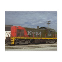 Mexico, N De M Alco RS-1 diesel Postcard