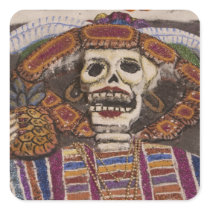 Mexico, Oaxaca. Sand tapestry (tapete de arena)