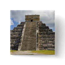 Mexico, Quintana Roo, near Cancun, Chichen 2 Pinback Button
