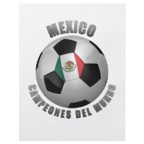 MEXICO SOCCER CHAMPIONS FULL COLOR FLYER