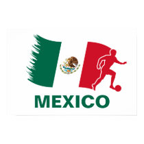Mexico Soccer Flag posters