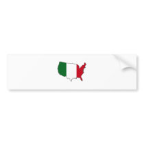Mexico USA Bumper Stickers