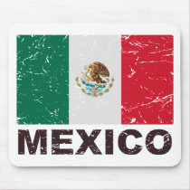 Mexico Vintage Flag Mouse Pad