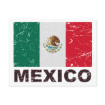 Mexico Vintage Flag Postcards