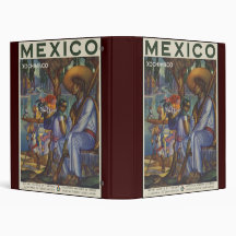 Mexico Xochimilco 3 Ring Binder