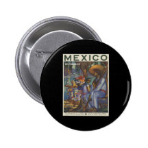 Mexico Xochimilco Buttons