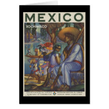Mexico Xochimilco Greeting Card