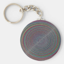 mezzotint SANDY BEACH SWIRLS PIXELATED COLORFUL A Key Chains