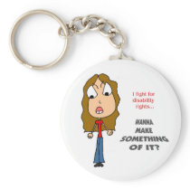 MFH2: I FIGHT FOR DISABILITY RIGHTS KEYCHAIN
