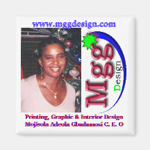 Mgg_logo1 copy, mojisola gbada,  - Customized Fridge Magnet