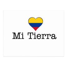 Mi Tierra Colombia Postcard
