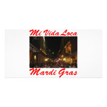 Mi Vida Loca Mardi Gras #011 Photo Card