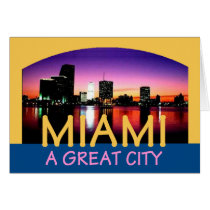 MIAMA Florida A Great City Landscape Card