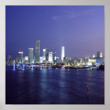 Miami at Twilight Print