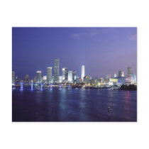 Miami at Twlight Postcard