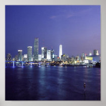 Miami at Twlight Poster