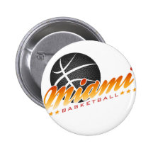 Miami Basketball Button