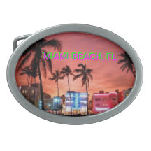 MIAMI BEACH BELT BUCKLES