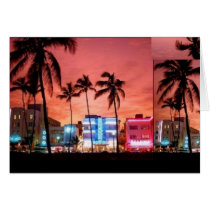 Miami Beach, Florida Greeting Card