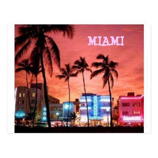 Miami Beach, Florida Post Card