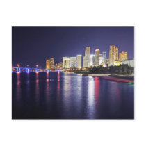 Miami, Florida, City of Progress Postcard