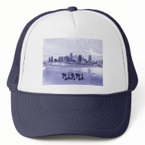 Miami, Florida Skyline Pencil Drawing Hat