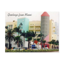 miami greetings postcards