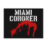 Miami Metro PD Coroner Post Card