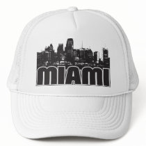 Miami Skyline Trucker Hats