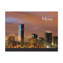 Miami skyline - Post card