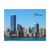 Miami skyline - Post card