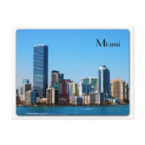 Miami skyline - Postcard